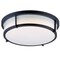 Maxim Lighting Rogue 13'' 2-Light Flush Mount E26 10272WTBK - alternate 1